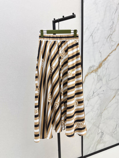 25ss print skirt