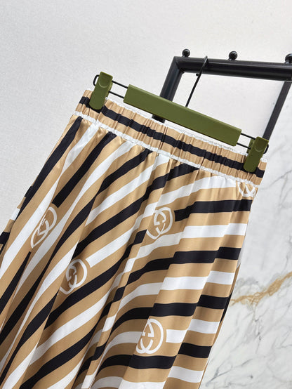 25ss print skirt