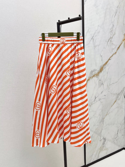 25ss print skirt