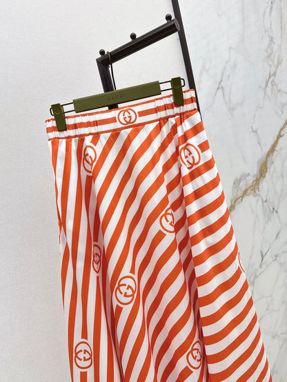 25ss print skirt