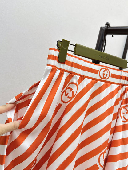 25ss print skirt