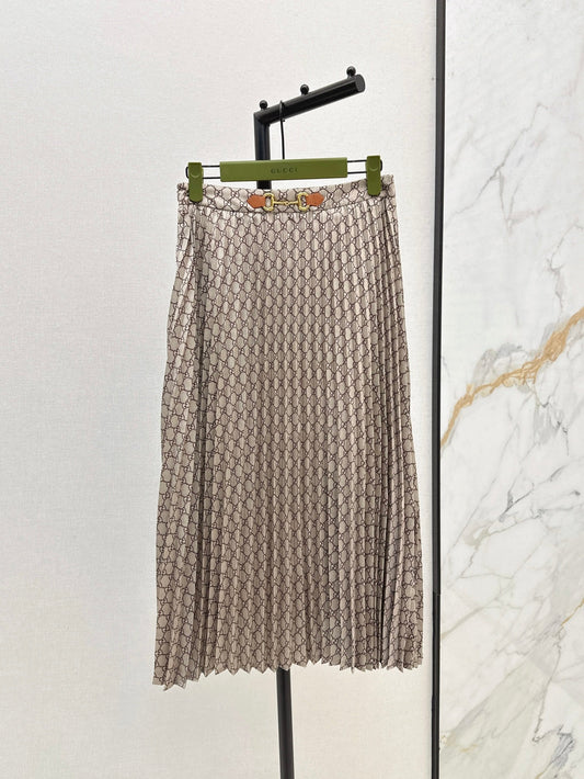25ss print skirt