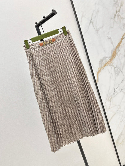 25ss print skirt