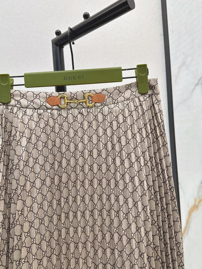 25ss print skirt