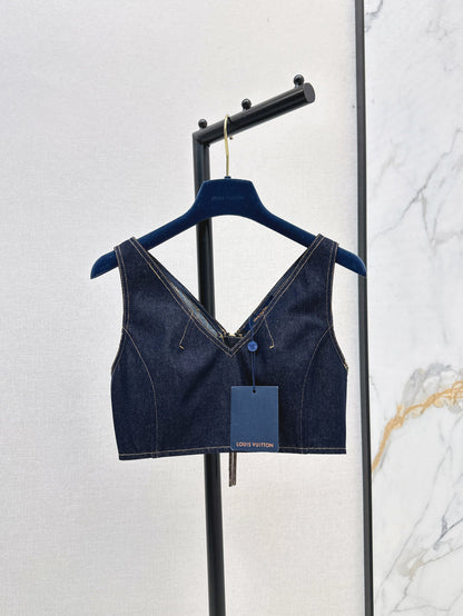 25ss denim vest