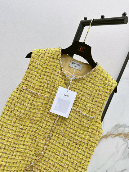 25ss woven vest