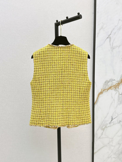 25ss woven vest