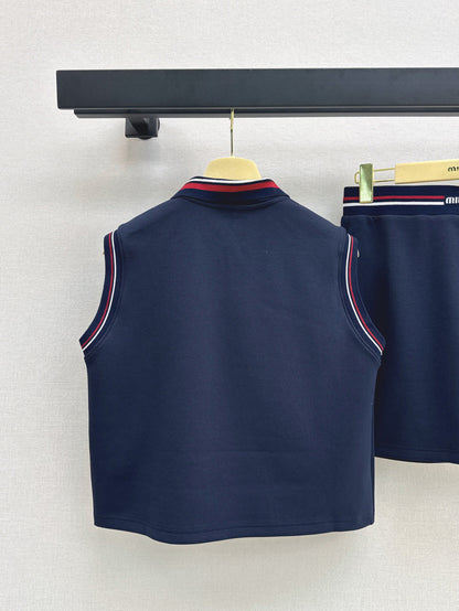 25ss vest skirt set