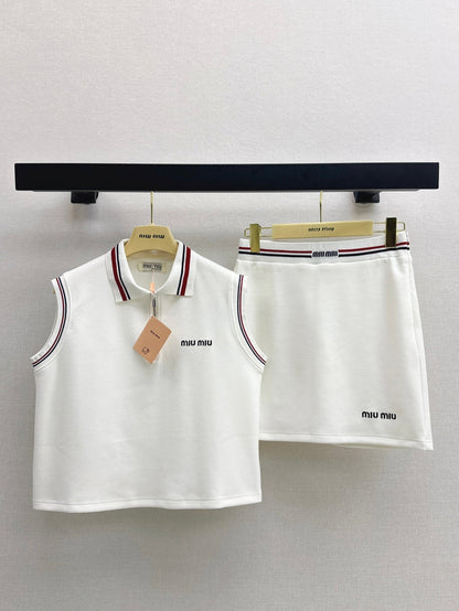 25ss vest skirt set
