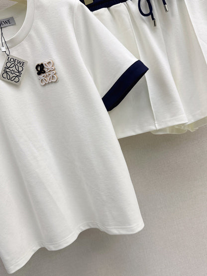 25ss tee short set