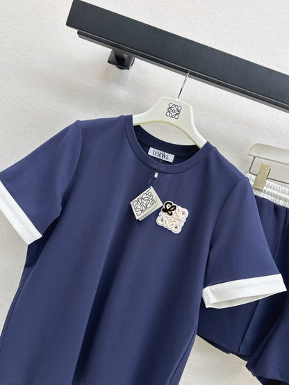 25ss tee short set