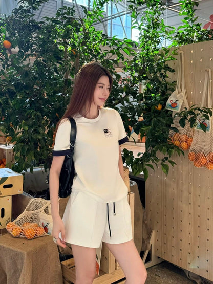 25ss tee short set