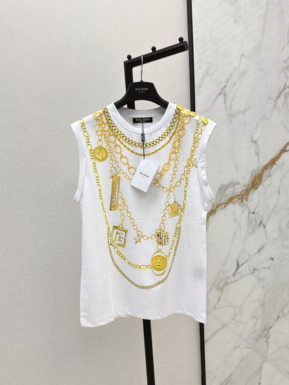 25ss print vest