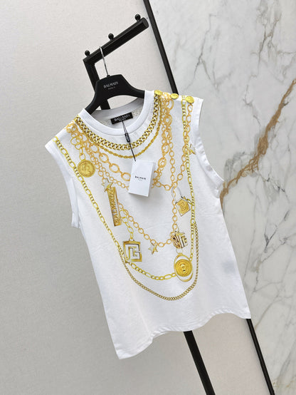25ss print vest