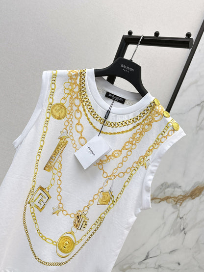 25ss print vest