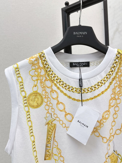 25ss print vest
