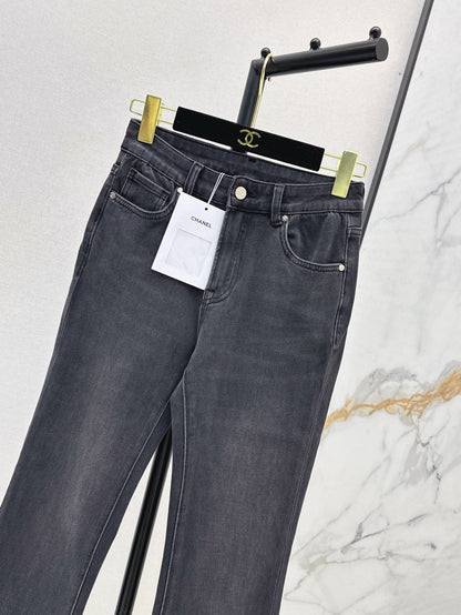 25ss embroidered jeans