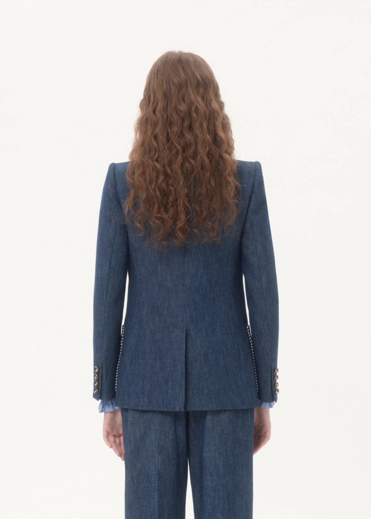 2025 new products Denim suit and trousers set