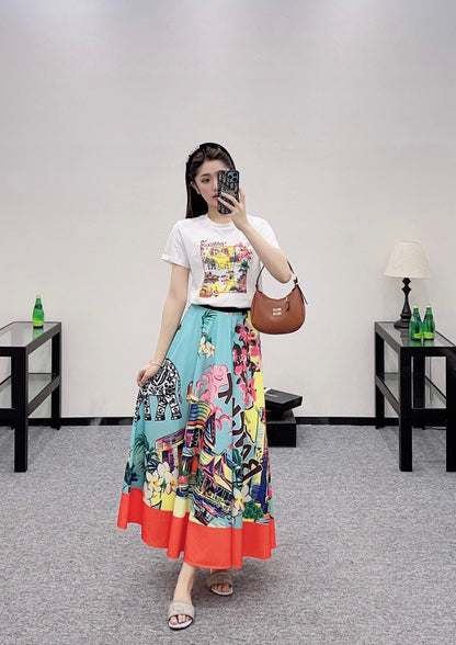 2025 new product Round neck printed T-shirt