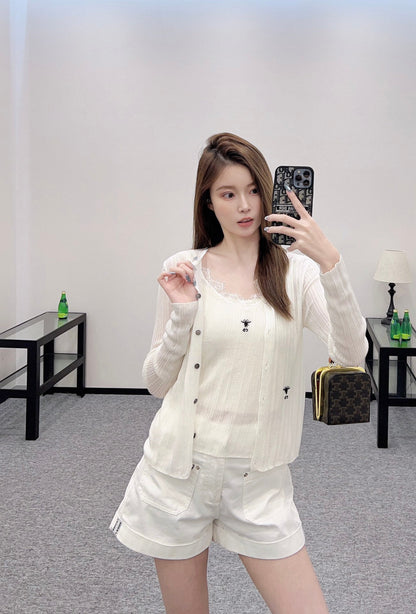 2025 new product Two suspender cardigans