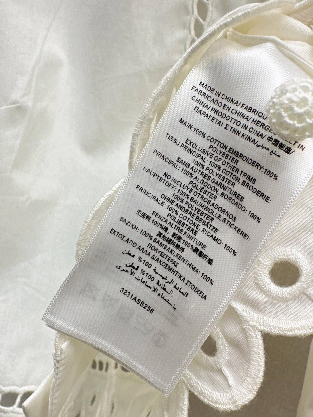 25ss embroidered short