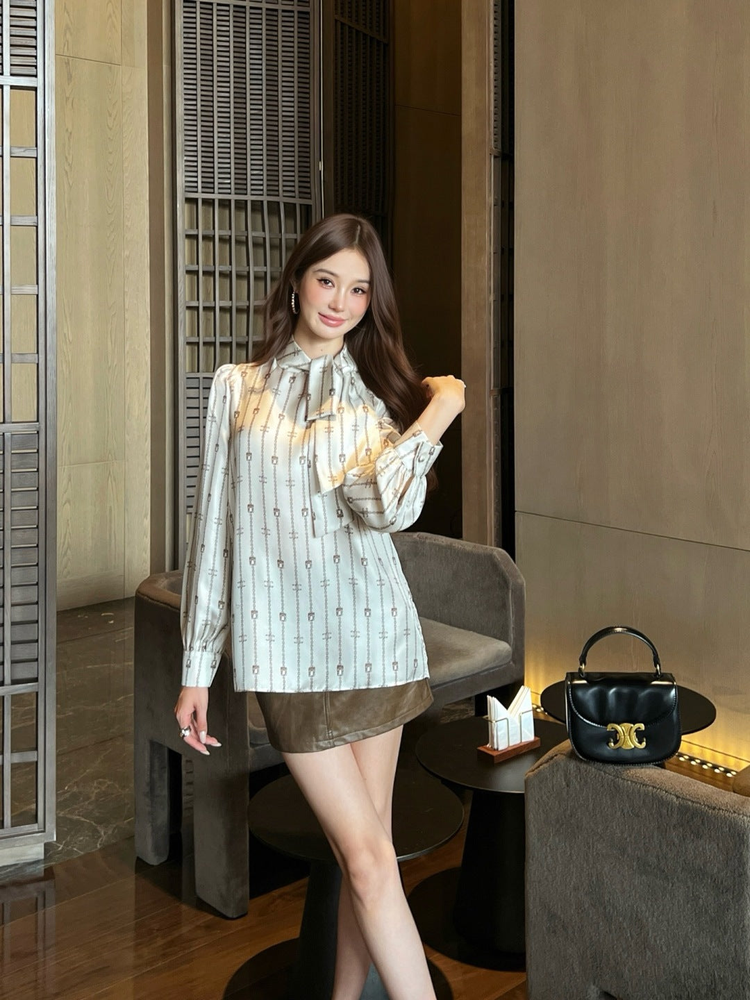 25fw silk shirt