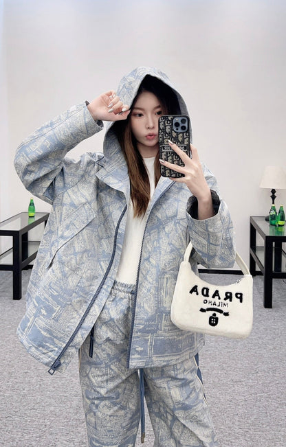 25 New Arrivals Hooded Jacket and Pants Set