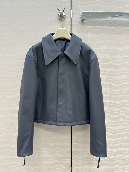 25fw leather jacket