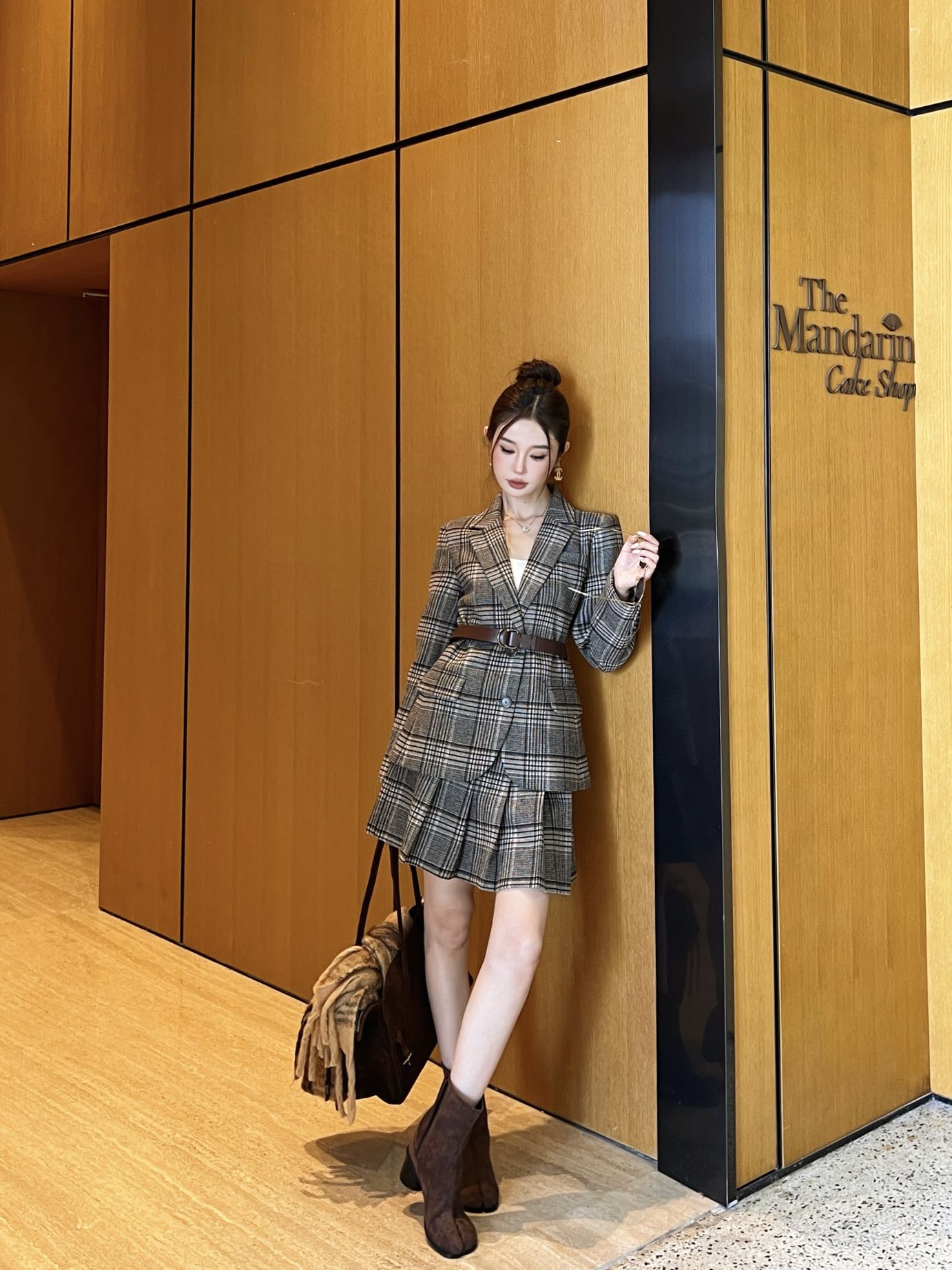 25fw  plaid suit