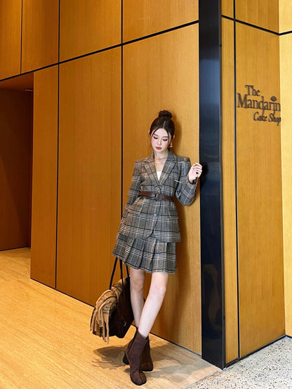 25fw  plaid suit