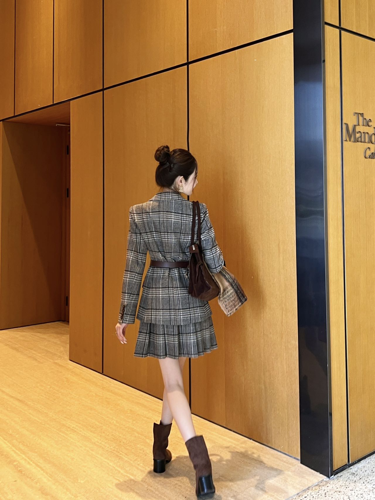 25fw  plaid suit
