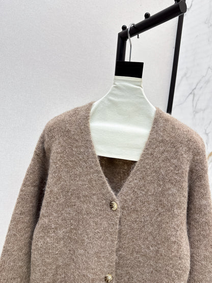 25fw new wool V-neck jacket