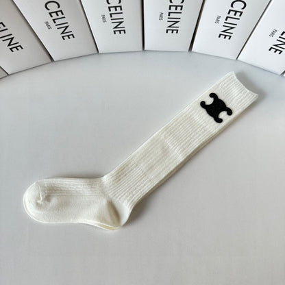 New double-needle cashmere socks