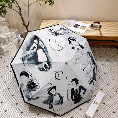 New automatic folding umbrella