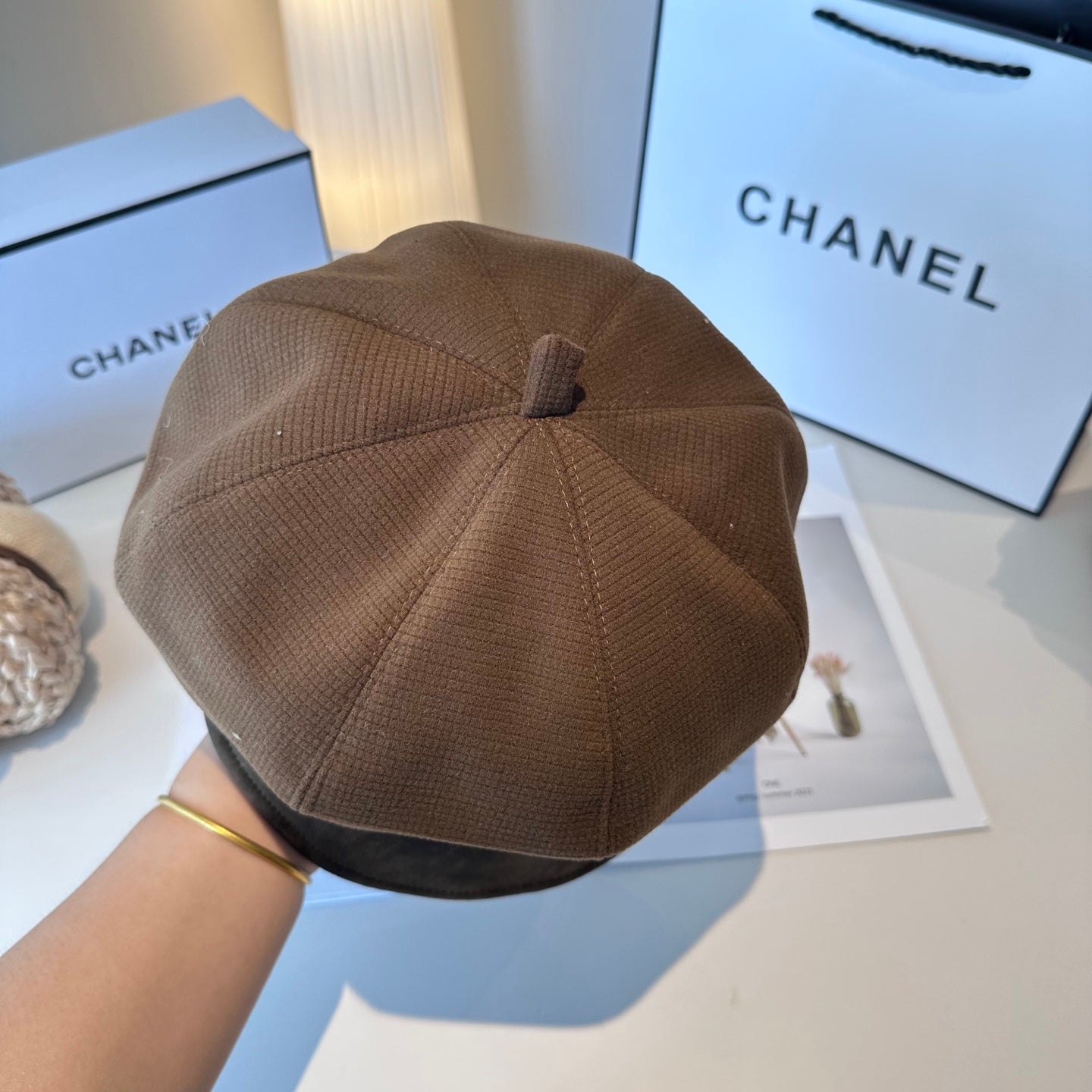 25fw new octagonal hat