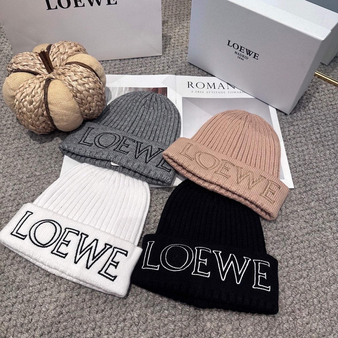 25fw new woolen hat