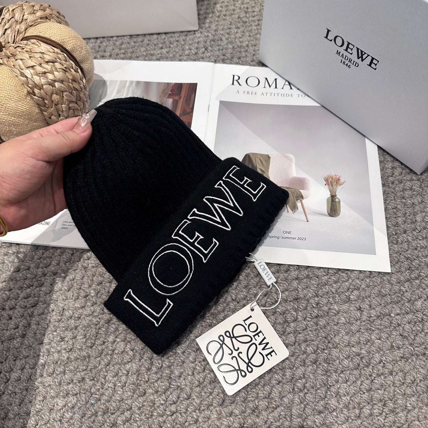 25fw new woolen hat