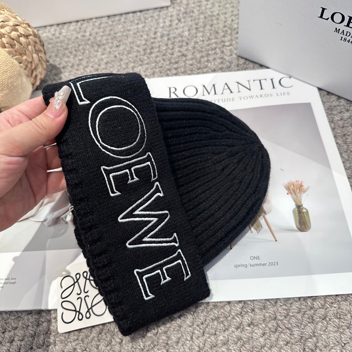 25fw new woolen hat