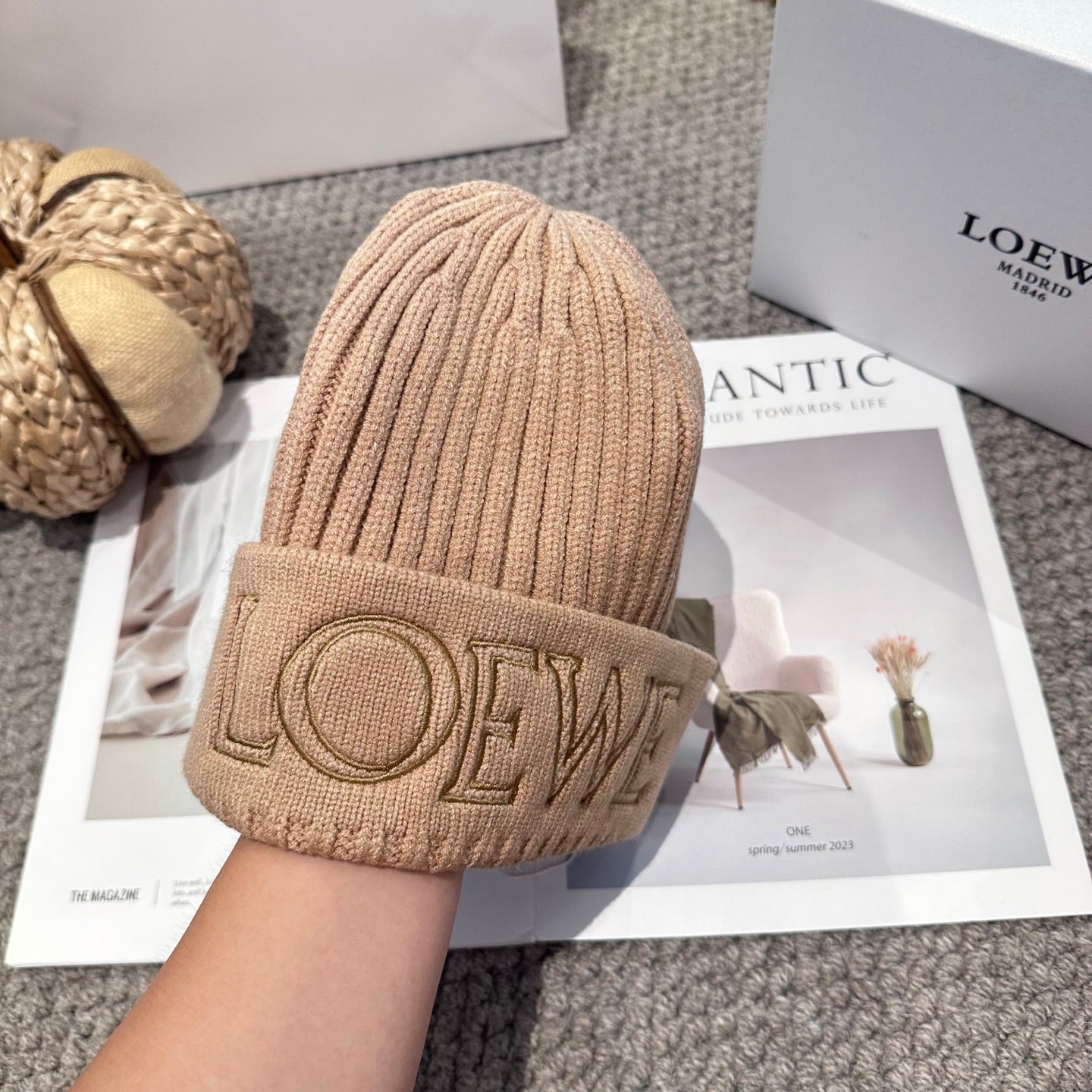 25fw new woolen hat