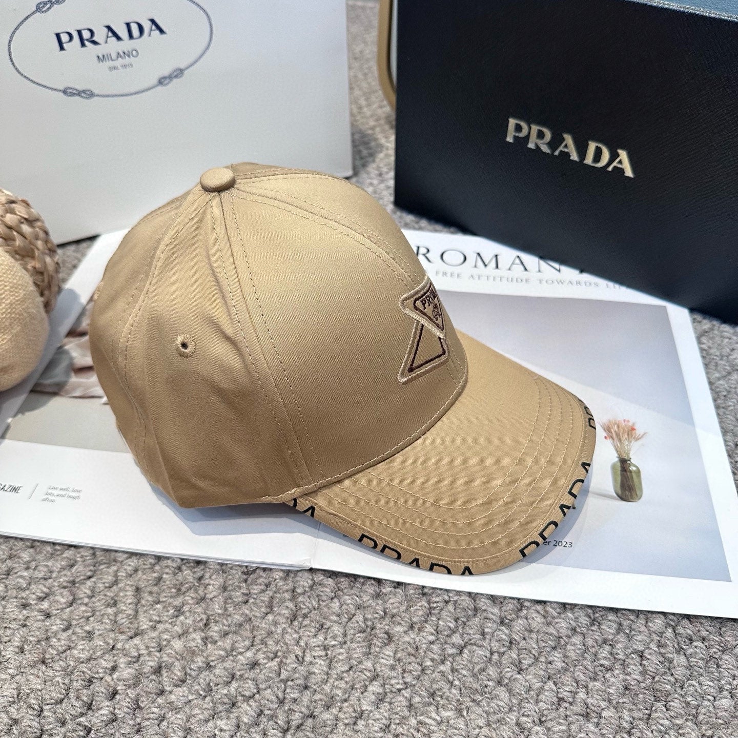 Classic triangle logo baseball cap