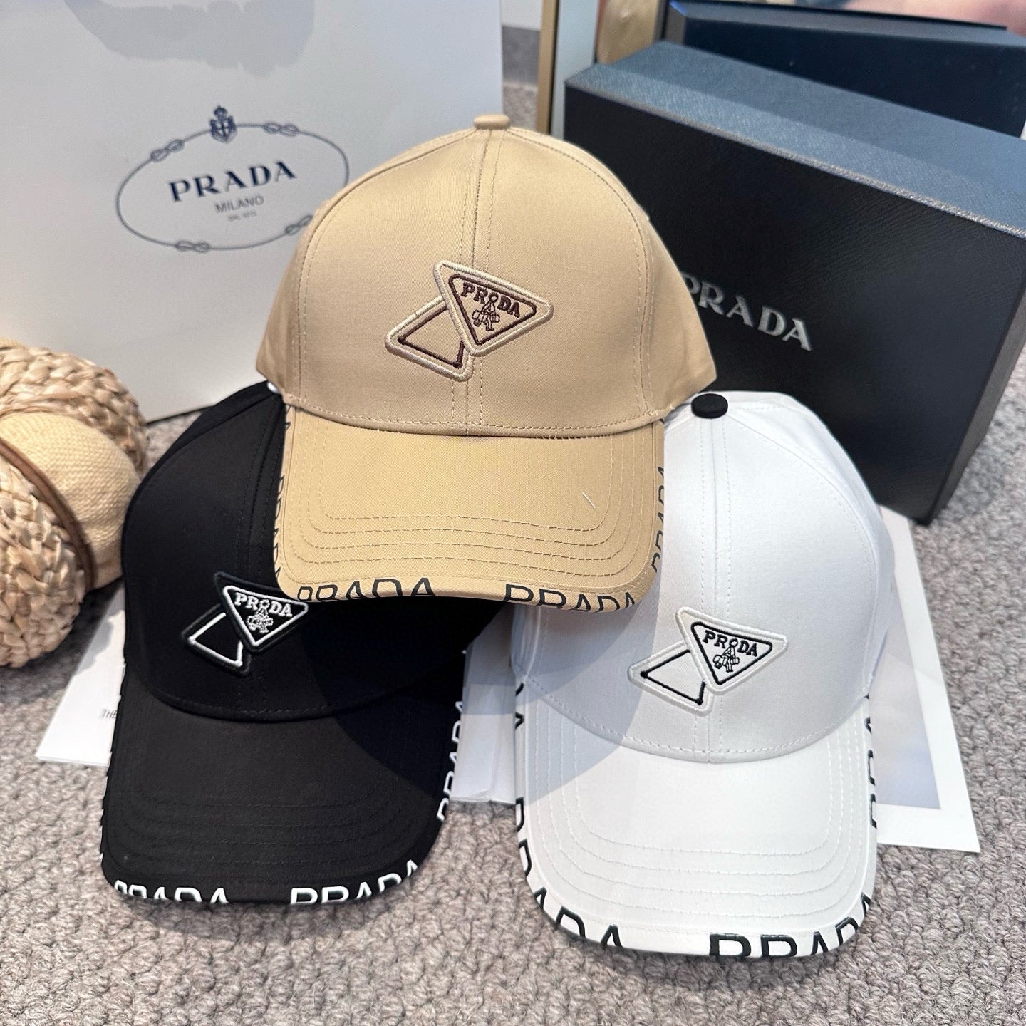 Classic triangle logo baseball cap