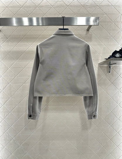 25fw new denim jacket with trousers suit