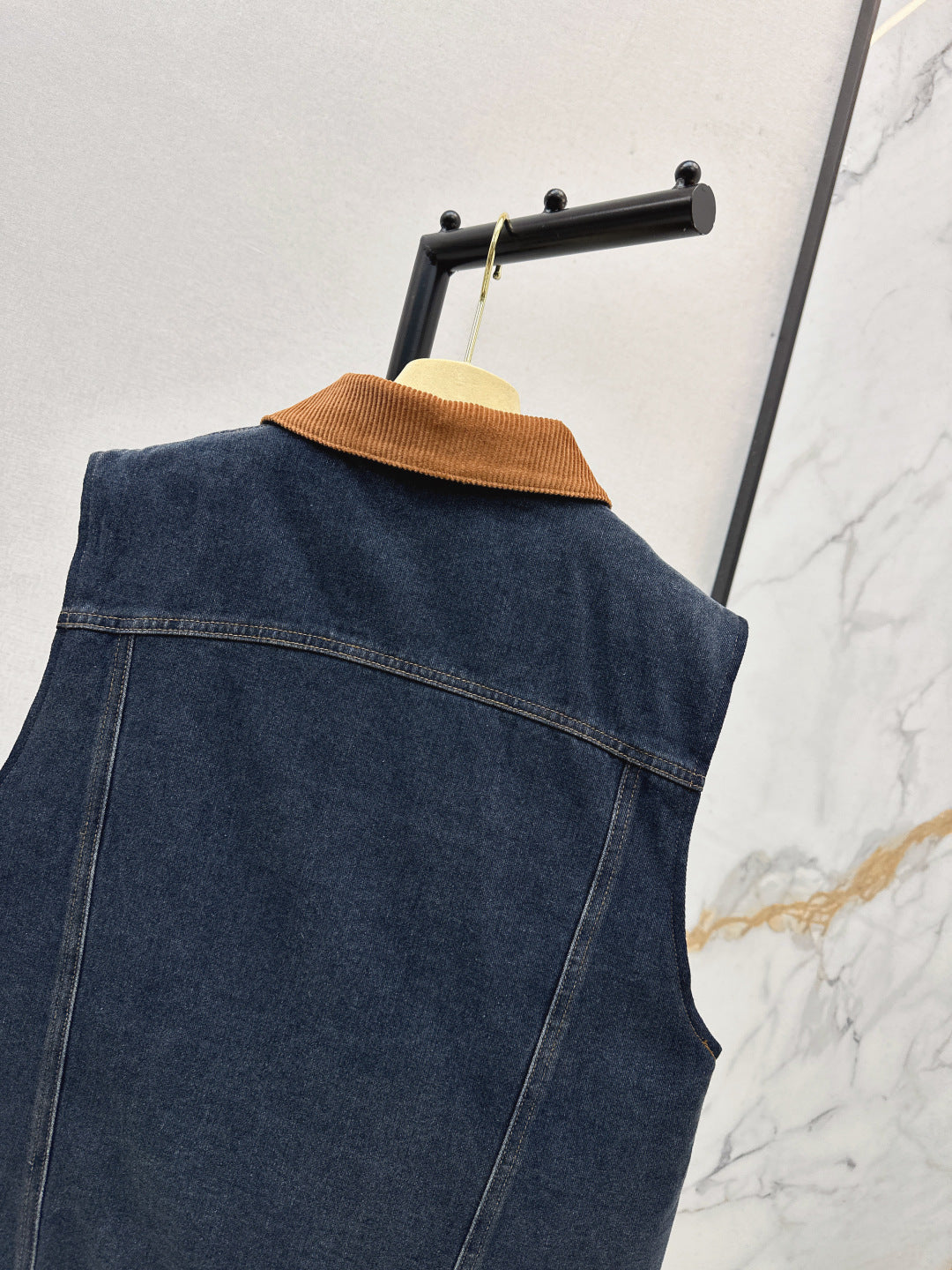 25fw denim vest jacket