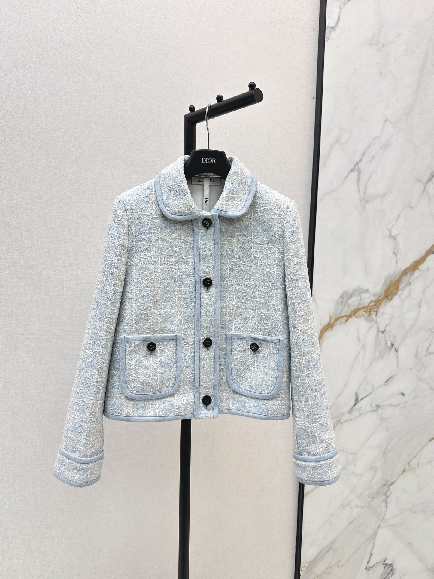 25fw new rattan check lapel jacket