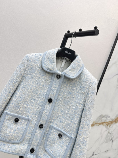 25fw new rattan check lapel jacket
