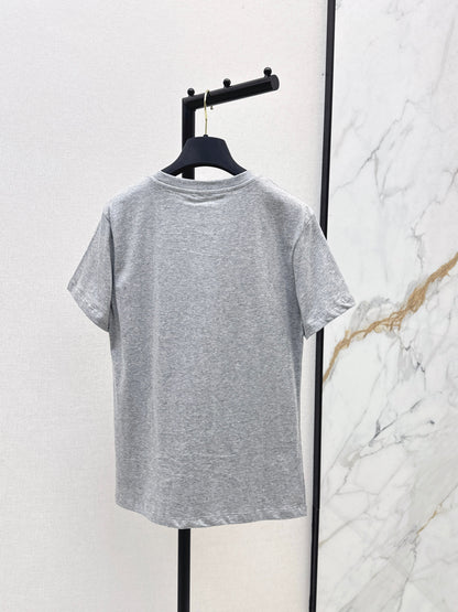 25fw new logo print short-sleeved T-shirt