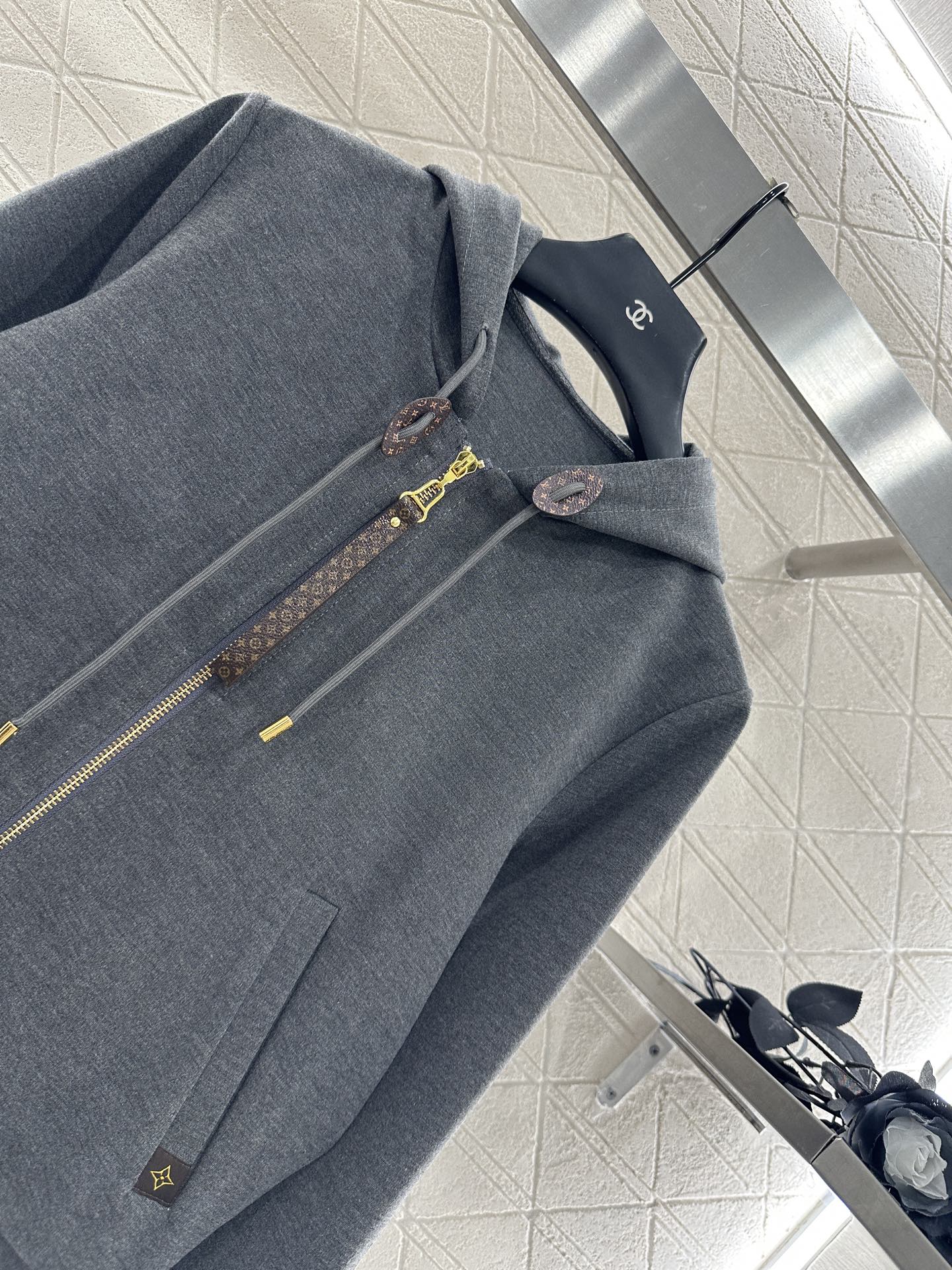 25 Hooded Jacket and Pants Pure Cotton Suit