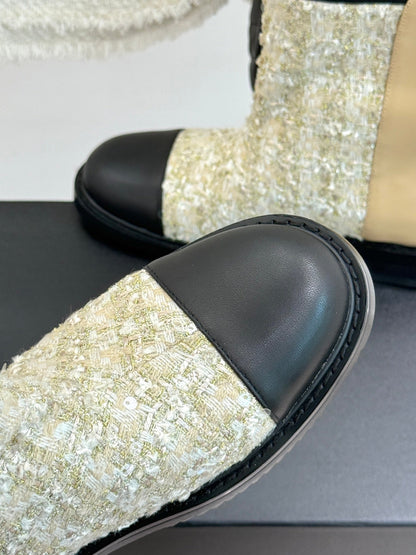 25K Sequined short boots