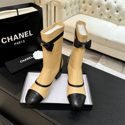 25 new butterfly bow short boots