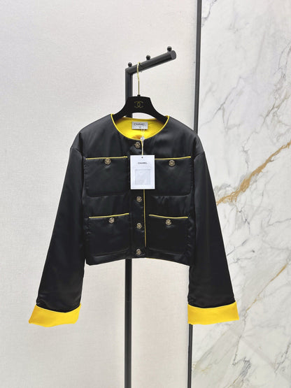 25 New round neck cotton jacket